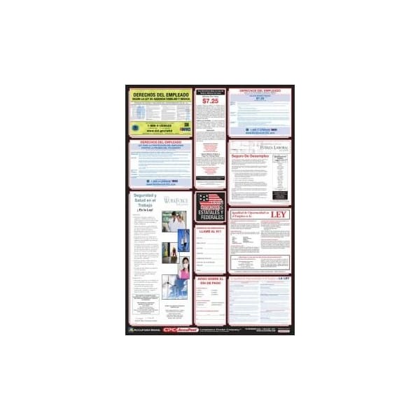Accuform POSTERS COMBO STATE, FEDERAL AND OSHA PPG400IA PPG400IA - main